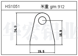 工業(yè)鋁型材HS1051