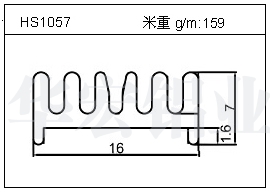 工業(yè)鋁型材HS1057