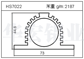 變頻器鋁型材HS7022