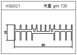 冷凝器鋁型材HS6021